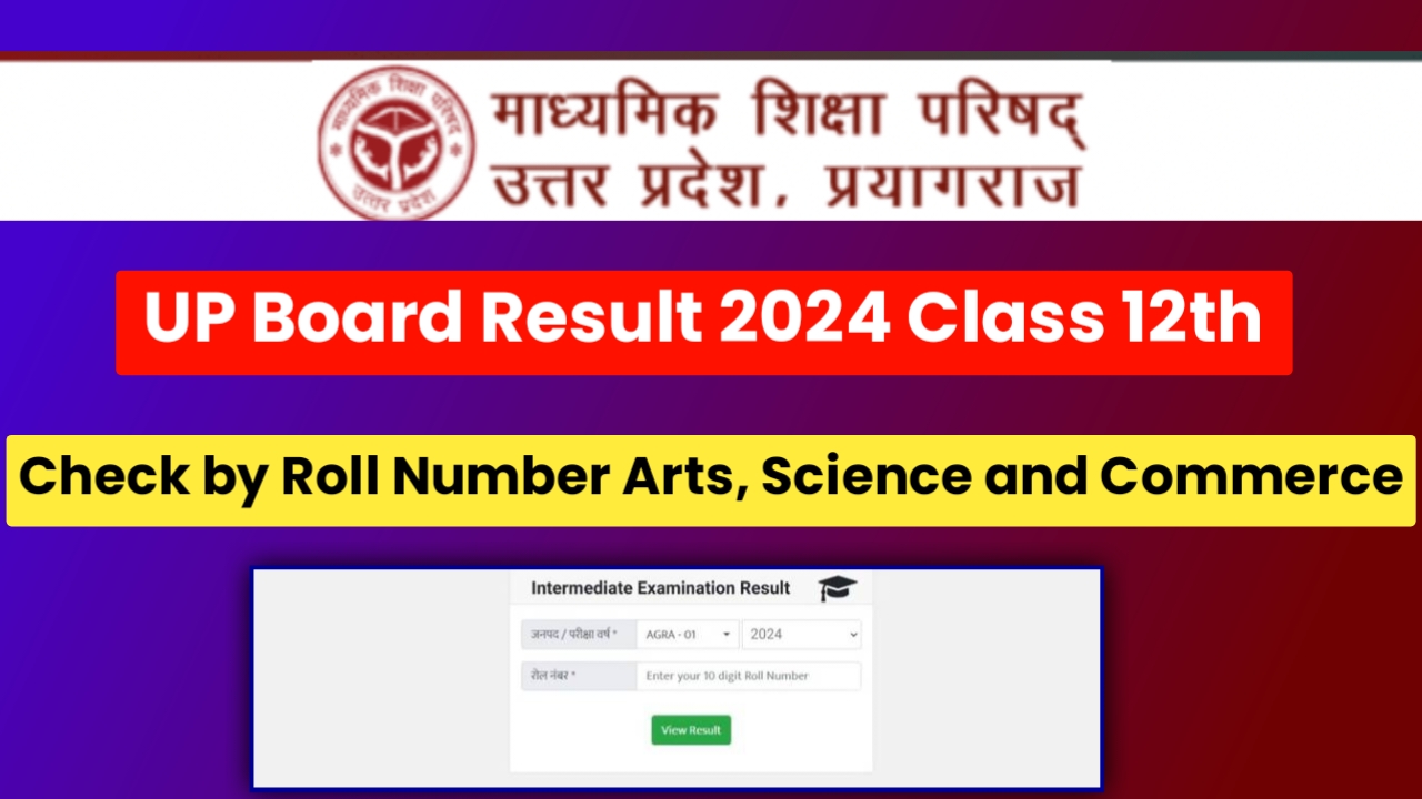 UP Board Result 2024 Class 12th